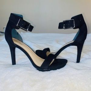 Calvin Klein Black Ankle Detail Pumps